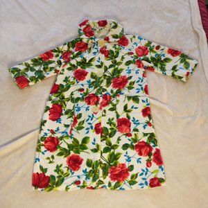 Vintage Colorful Terrycloth Bathrobe